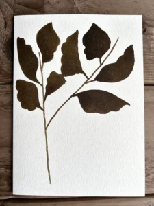 Handmade Greeting Card Miniature Artwork